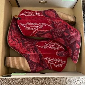 Dingo Booties Red